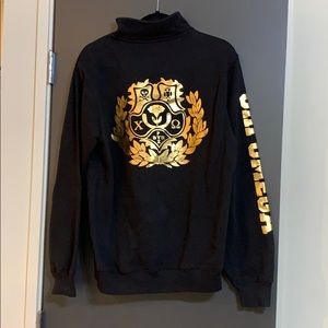 Chi Omega (UCD) quarter zip jacket